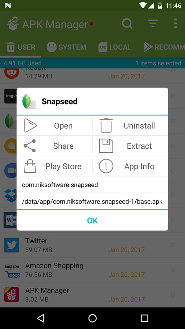 how to share an app